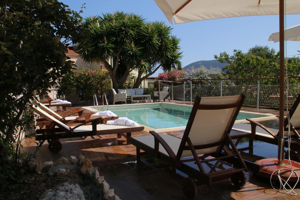 Luxury Stone Villa Fiskardo Bagian luar foto